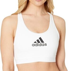 Adidas White Sports Bra